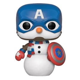 Marvel Holiday Figurine POP! Marvel Vinyl Captain America 9 cm