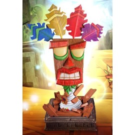 F4F first 4 figure Crash Bandicoot réplique 1/1 Aku Aku Mask 65 cm