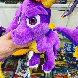 peluche playbyplay jeu video spyro de 28 cm debout neuf