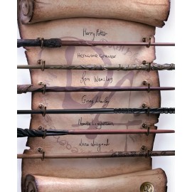 Collection de Baguettes de l’Armée de Dumbledore avec présentoir noble collection