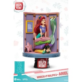 disney Ralph 2.0 diorama PVC D-Stage Ariel & Vanellope 15 cm