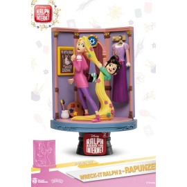 disney Ralph et raiponse 2.0 diorama PVC D-Stage Rapunzel & Vanellope 15 cm