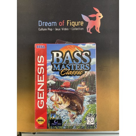 SEGA retro gaming gEnesis MEGADRIVE tnn outdoors BASS tournament 96 boite / notice