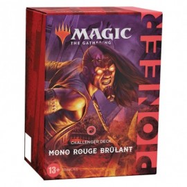 Wizards of the Coast - Magic the Gathering - Deck - Deck Challenger Pioneer 2021 - Mono rouge brulant (Français)