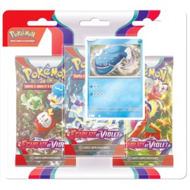 Pokémon Tripack Écarlate et Violet EV01 à l'unité FR Officiel OYACATA