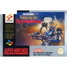 retro gaming jeu video occasion super nintendo : super probotector alien rebels