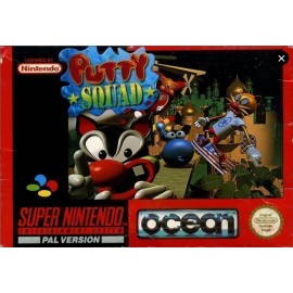 retro gaming jeu video occasion super nintendo : Putty Squad