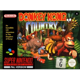 retro gaming jeu video occasion super nintendo : donkey kong country
