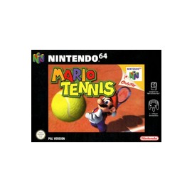 retro gaming jeu video occasion nintendo 64 : mario tennis