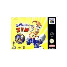 retro gaming jeu video occasion nintendo 64 : Earthworm Jim 3D