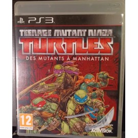 retro gaming jeu video occasion ps3 : teenage mutant ninja TURTLES des mutants à manhattan