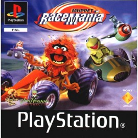 retro gaming jeu video occasion ps1 : muppet race mania