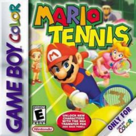 retro gaming jeu video game boy : mario tennis