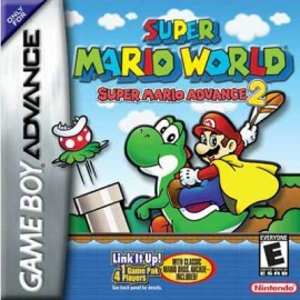 retro gaming jeu video game boy advance : super mario world super mario advance 2