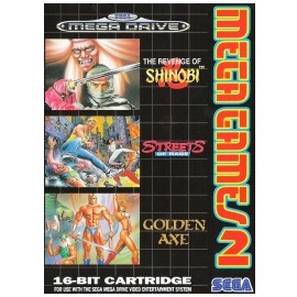 sega mega drive mega games 2 the revenge of shinobi / streets of rage / golden axe
