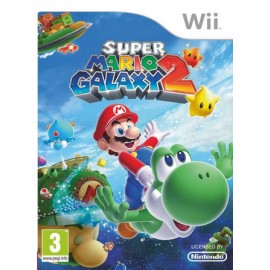 retro gaming jeu video WII : Super mario galaxy 2