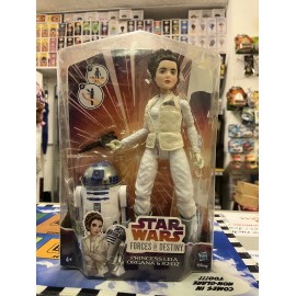 STAR WARS FORCES OF DESTINY PRINCESS LEIA ORGANA R2-D2