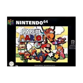 retro gaming jeu video occasion nintendo 64 : paper mario