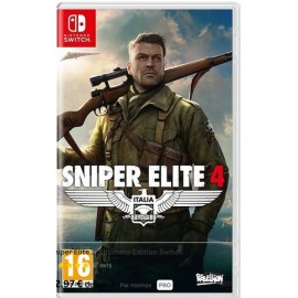 retro gaming jeu video switch : sniper elite 4