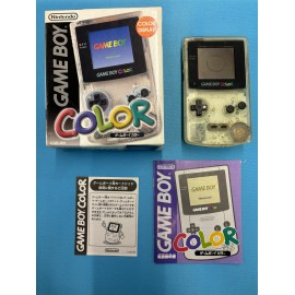 console nintendo game boy color noir translucide japanese boite + notice