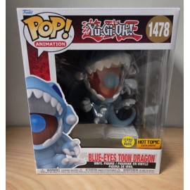 Funko Pop: Blue-Eyes Toon Dragon 1478 *6in* (Hot Topic) (Glows in the Dark)