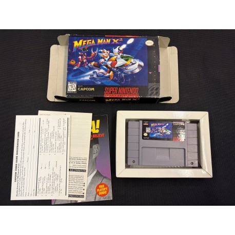 retro gaming jeu video occasion super nintendo : mega man X