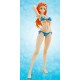 MEGAHOUSE OFFICIEL POP Sailing Again Nami Limited Crimin + guide book one piece