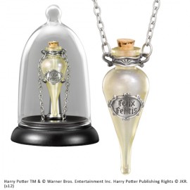 Harry Potter Felix Felicis - Pendentif et support - POTION CHANCE LIQUIDE